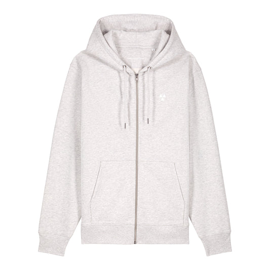 THE NORDIC LW ZIP  HOODIE // Nordic Cool Melange