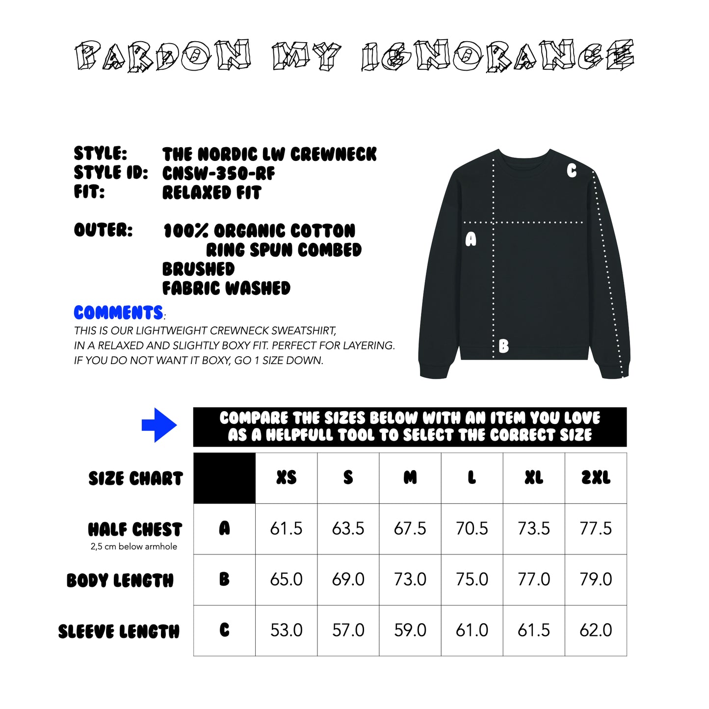 THE NORDIC LW CREWNECK // Nordic Forest Green