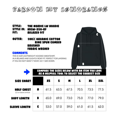 THE NORDIC LW HOODIE // Nordic Cool Melange