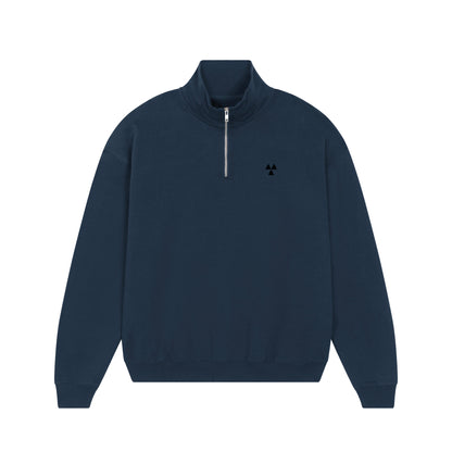 THE NORDIC HW ZIP NECK SWEAT // Nordic Midnight Blue