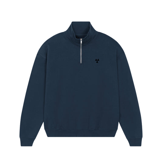 THE NORDIC HW ZIP NECK SWEAT // Nordic Midnight Blue