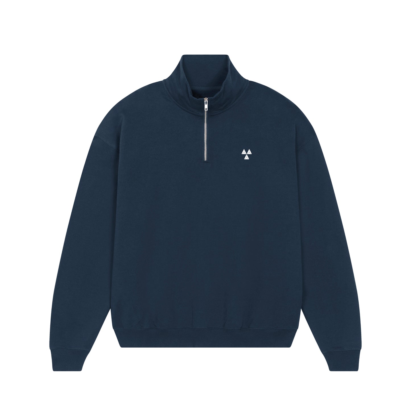 THE NORDIC HW ZIP NECK SWEAT // Nordic Midnight Blue