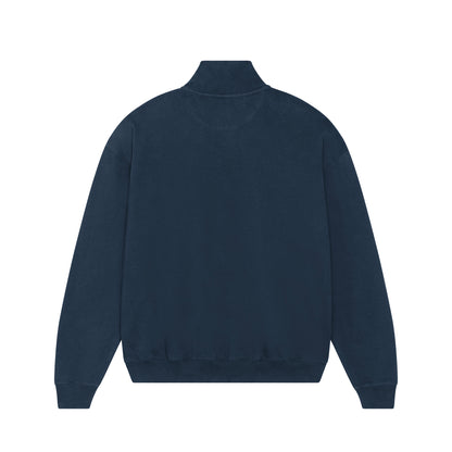 THE NORDIC HW ZIP NECK SWEAT // Nordic Midnight Blue