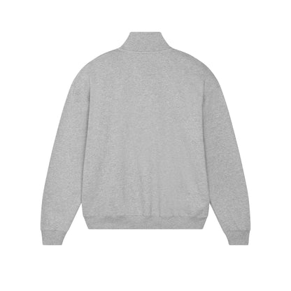 THE NORDIC HW ZIP NECK SWEAT // Nordic Grey Melange