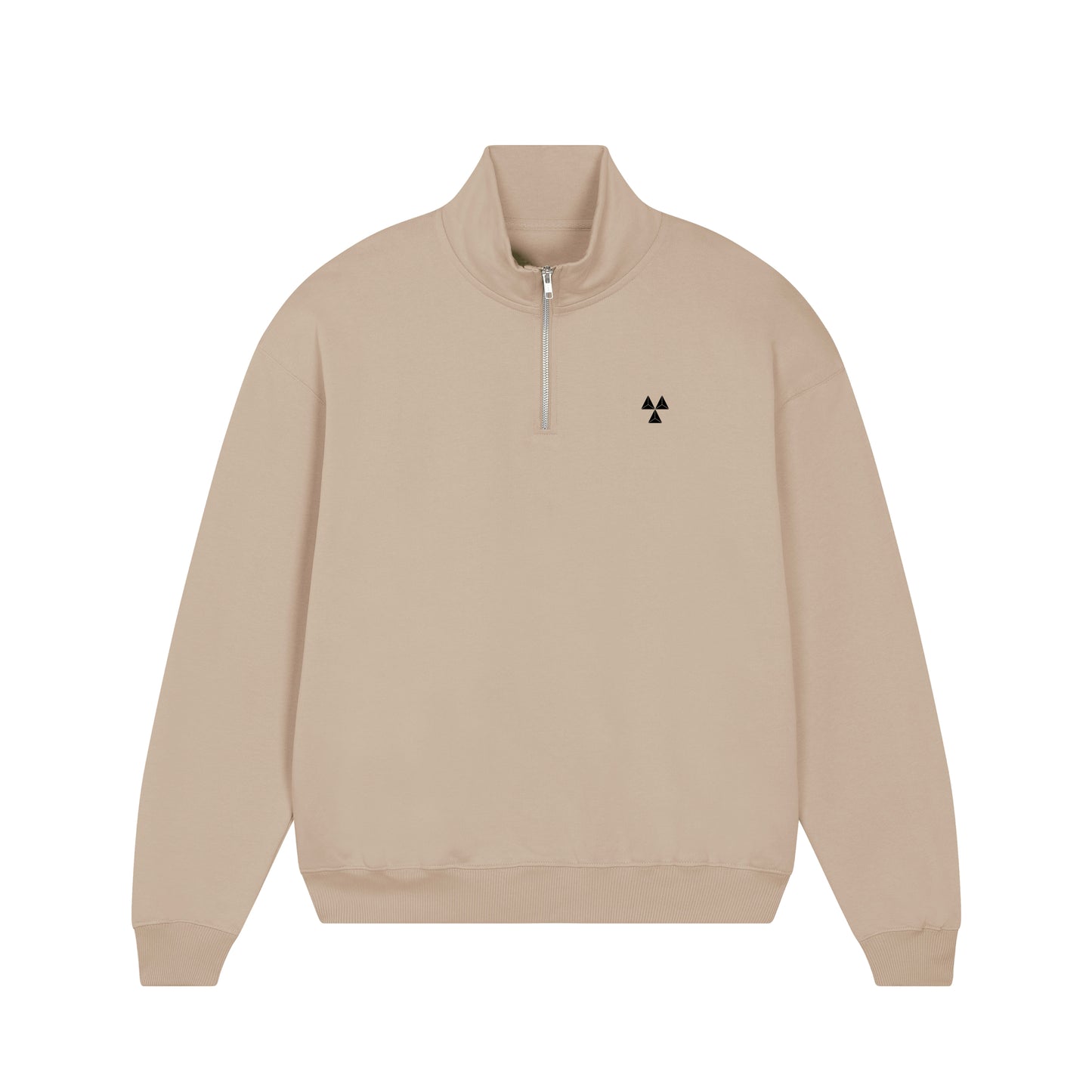 THE NORDIC HW ZIP NECK SWEAT // Nordic Sand Dune