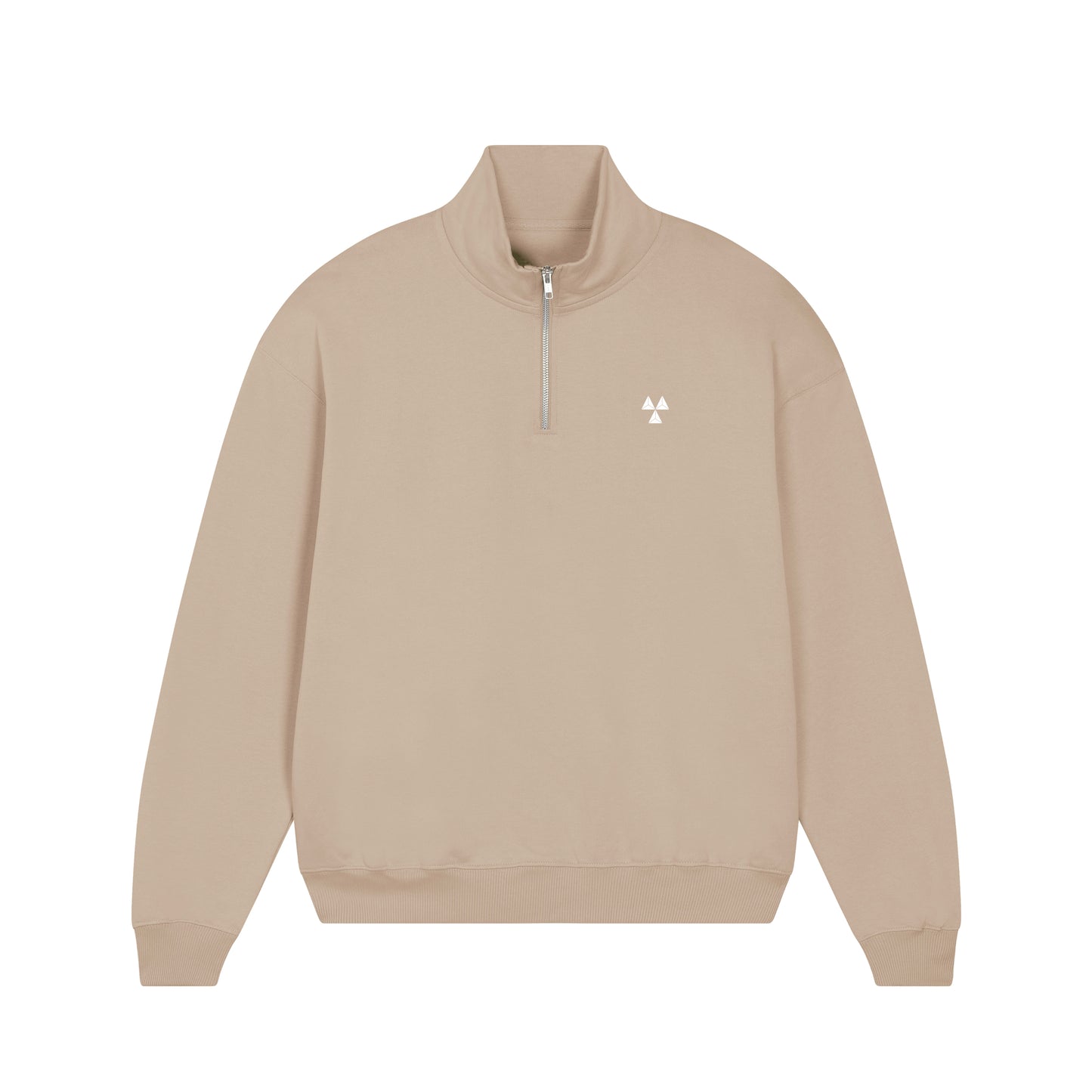 THE NORDIC HW ZIP NECK SWEAT // Nordic Sand Dune