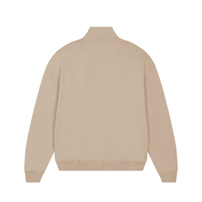 THE NORDIC HW ZIP NECK SWEAT // Nordic Sand Dune