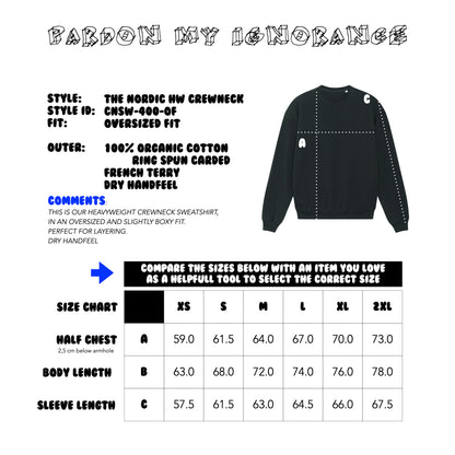 THE NORDIC HW CREWNECK // Nordic Sand Dune