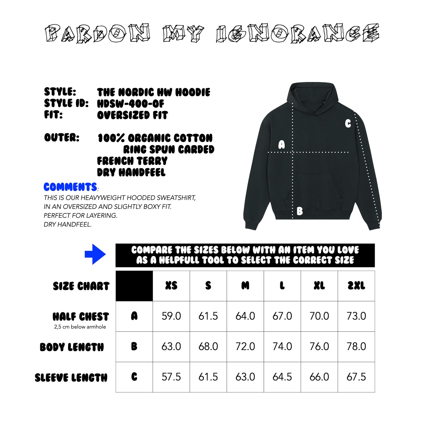 THE NORDIC HW HOODIE // Nordic Sand Dune