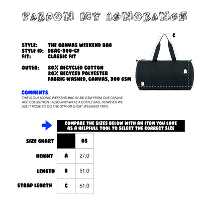 THE NORDIC CANVAS WEEKEND BAG // Nordic By Nature