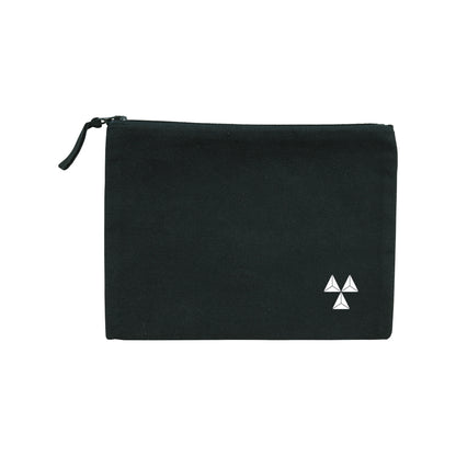 THE NORDIC CANVAS ZIP POUCH // Nordic Deep Black