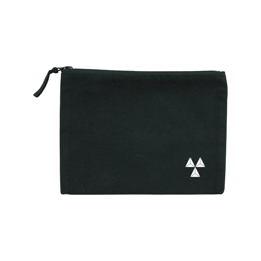 THE NORDIC CANVAS ZIP POUCH // Nordic Deep Black