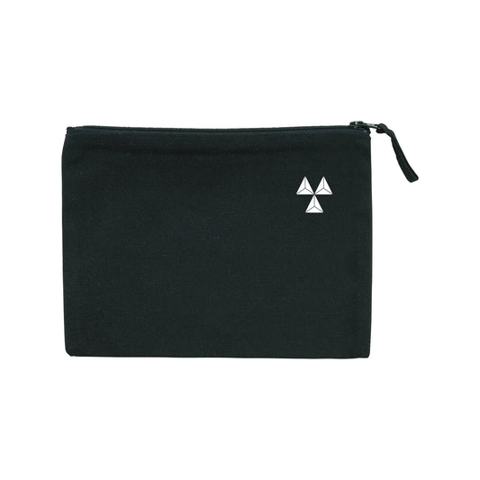 THE NORDIC CANVAS ZIP POUCH // Nordic Deep Black