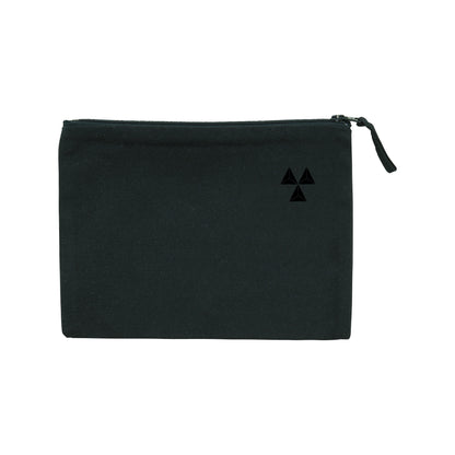THE NORDIC CANVAS ZIP POUCH // Nordic Deep Black