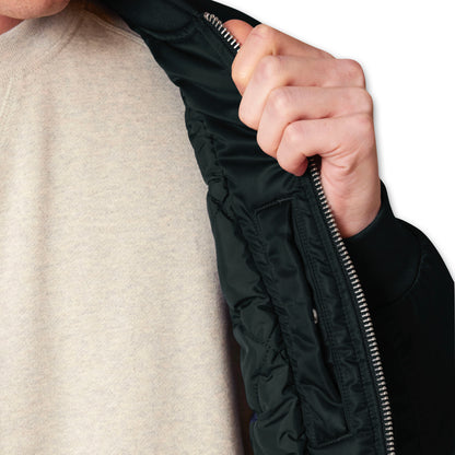 THE NORDIC CORE FLIGHT JACKET // Nordic Deep Black