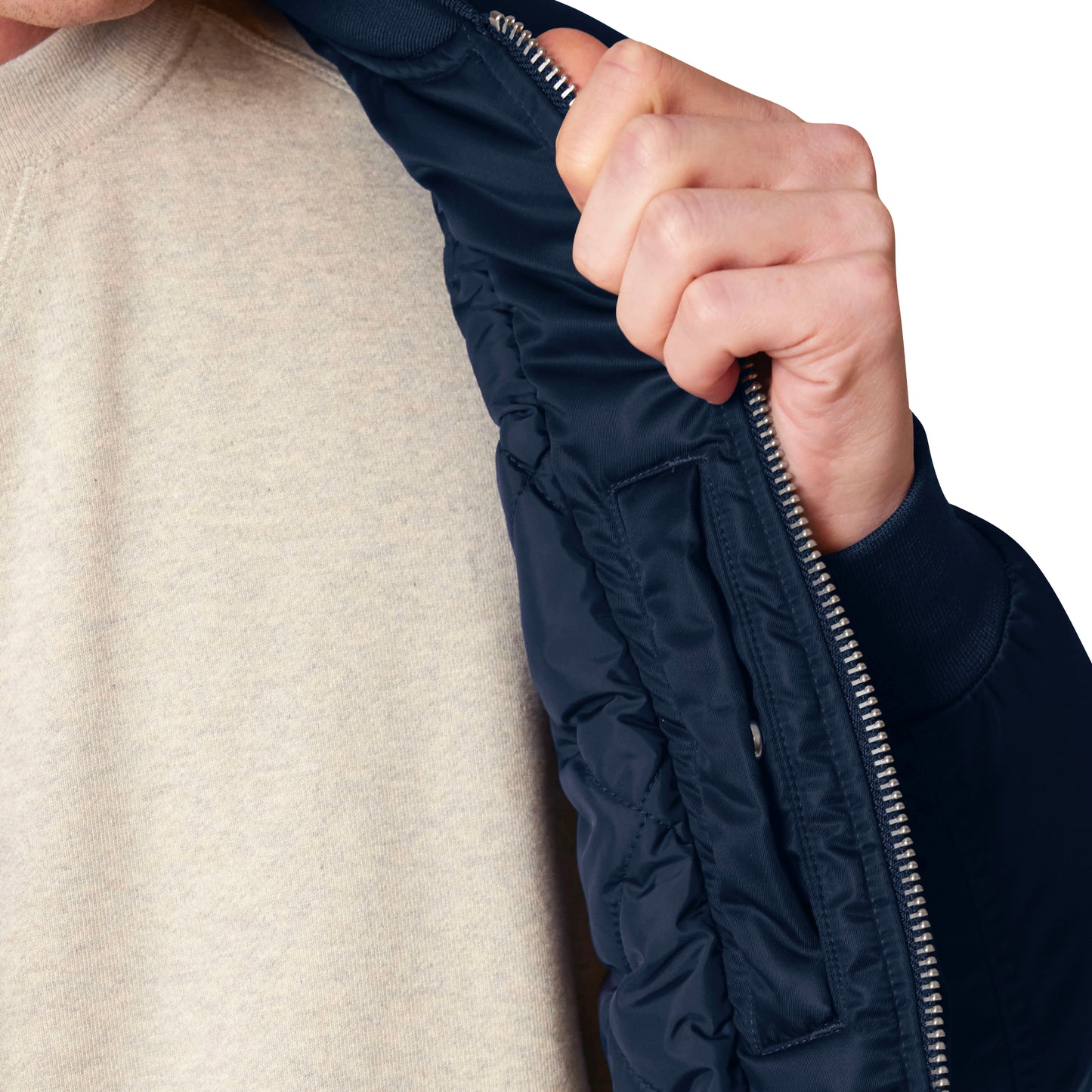 THE NORDIC CORE FLIGHT JACKET // Nordic Midnight Blue