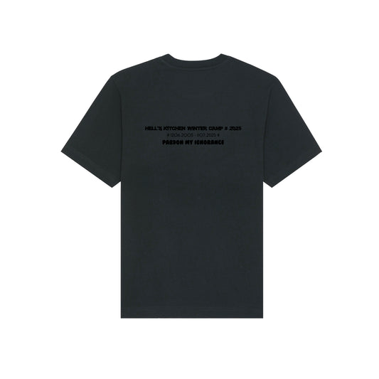 HELL'S KITCHEN WINTER CAMP 2025 //  HW SS TEE // Nordic Deep Black & Black