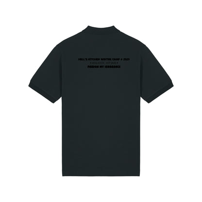 HELL'S KITCHEN WINTER CAMP 2025 //  HEAVYWEIGHT POLO-SHIRT // Nordic Deep Black & Black