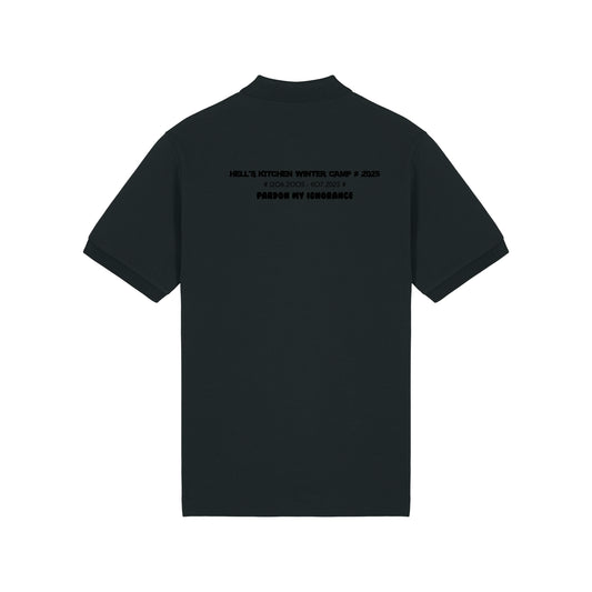 HELL'S KITCHEN WINTER CAMP 2025 //  HEAVYWEIGHT POLO-SHIRT // Nordic Deep Black & Black