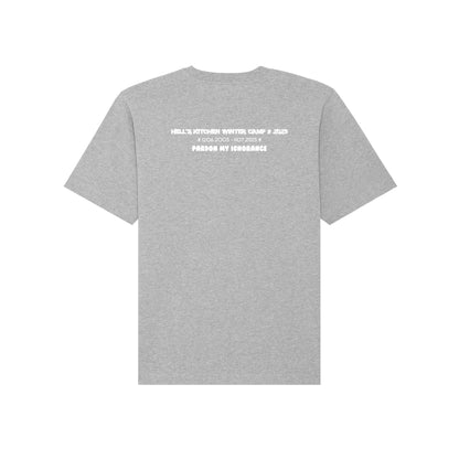 HELL'S KITCHEN WINTER CAMP 2025 //  HW SS TEE // Nordic Grey Melange & White
