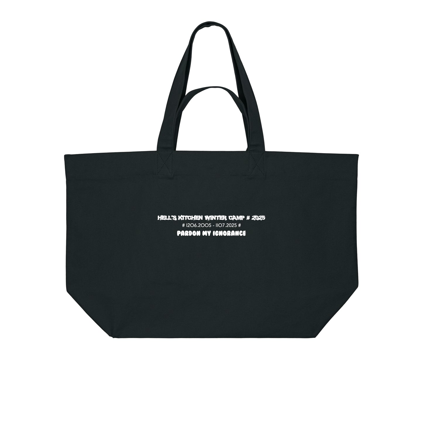 HELL'S KITCHEN WINTER CAMP 2025 //  SHOPPER BAG // Nordic Deep Black