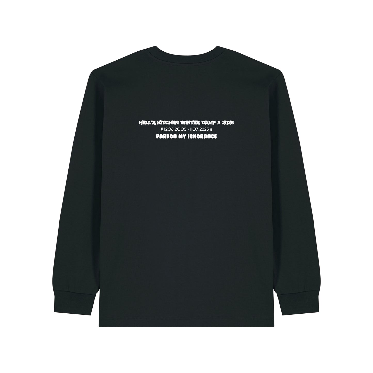 HELL'S KITCHEN WINTER CAMP 2025 //  HW LS TEE // Nordic Deep Black