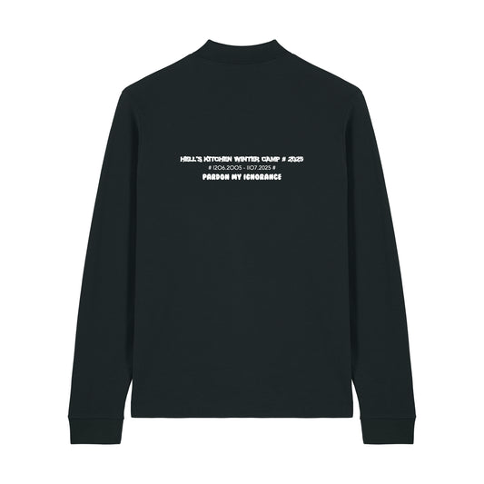 HELL'S KITCHEN WINTER CAMP 2025 // LONG-SLEEVED POLO-SHIRT // Nordic Deep Black