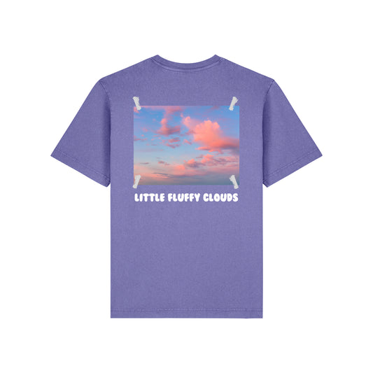THE CAPSULE HW SS TEE //  TRACK 05 - REMIX C // PINK  CLOUD ARTWORK