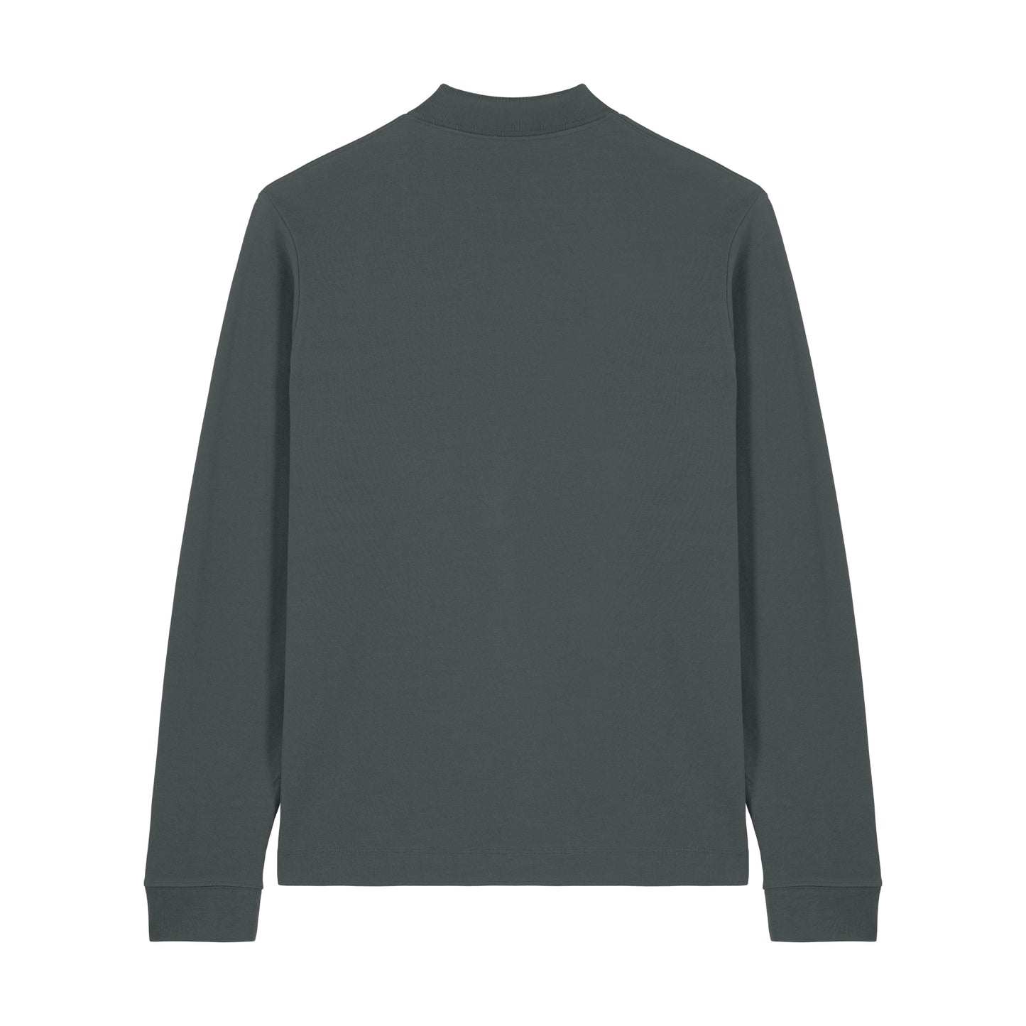 THE NORDIC CORE LONG-SLEEVED POLO-SHIRT // Nordic Concrete Grey