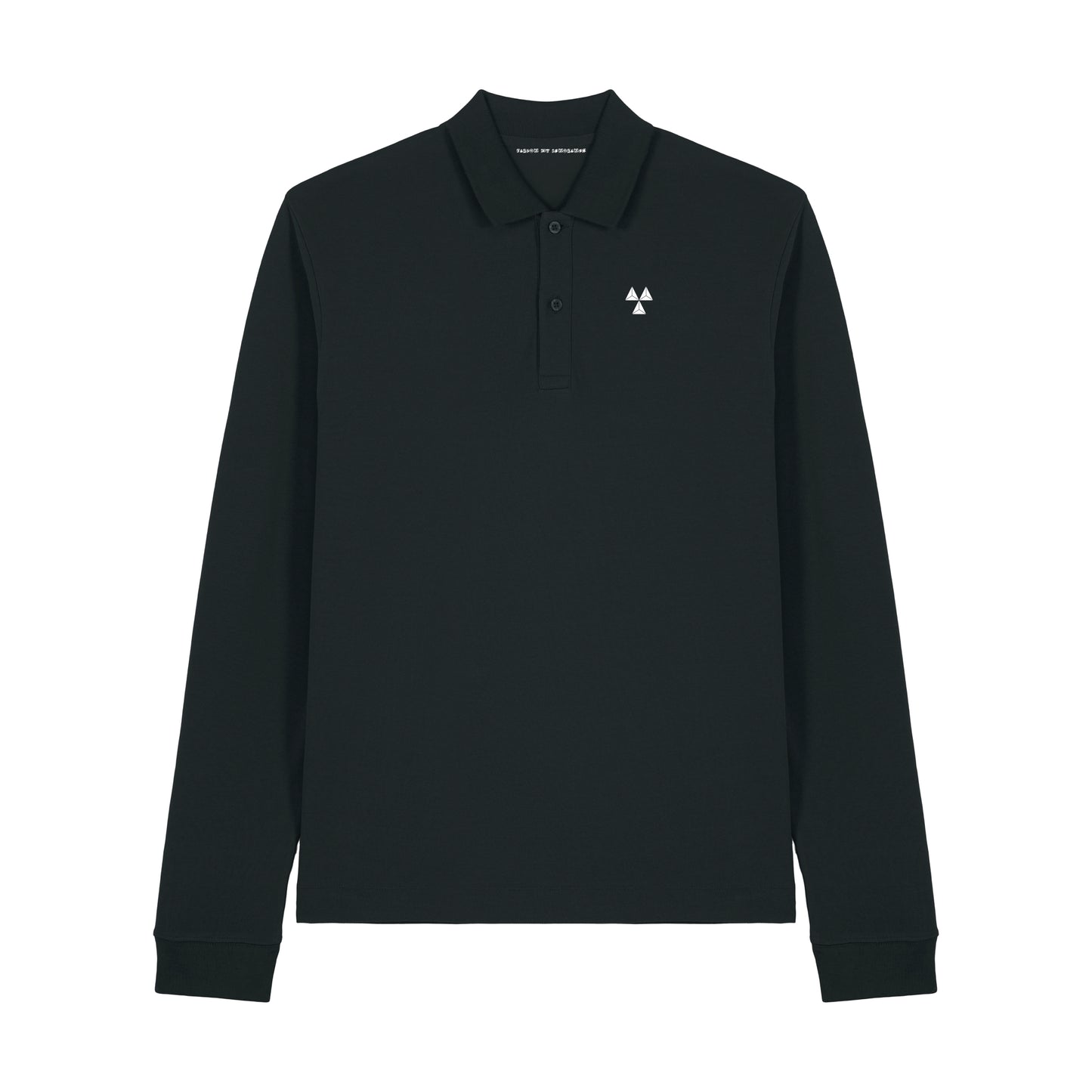 THE NORDIC CORE LONG-SLEEVED POLO-SHIRT // Nordic Deep Black