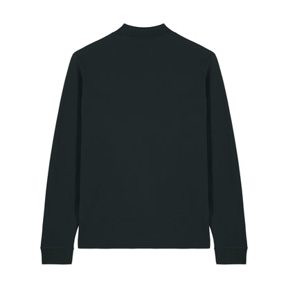 THE NORDIC CORE LONG-SLEEVED POLO-SHIRT // Nordic Deep Black
