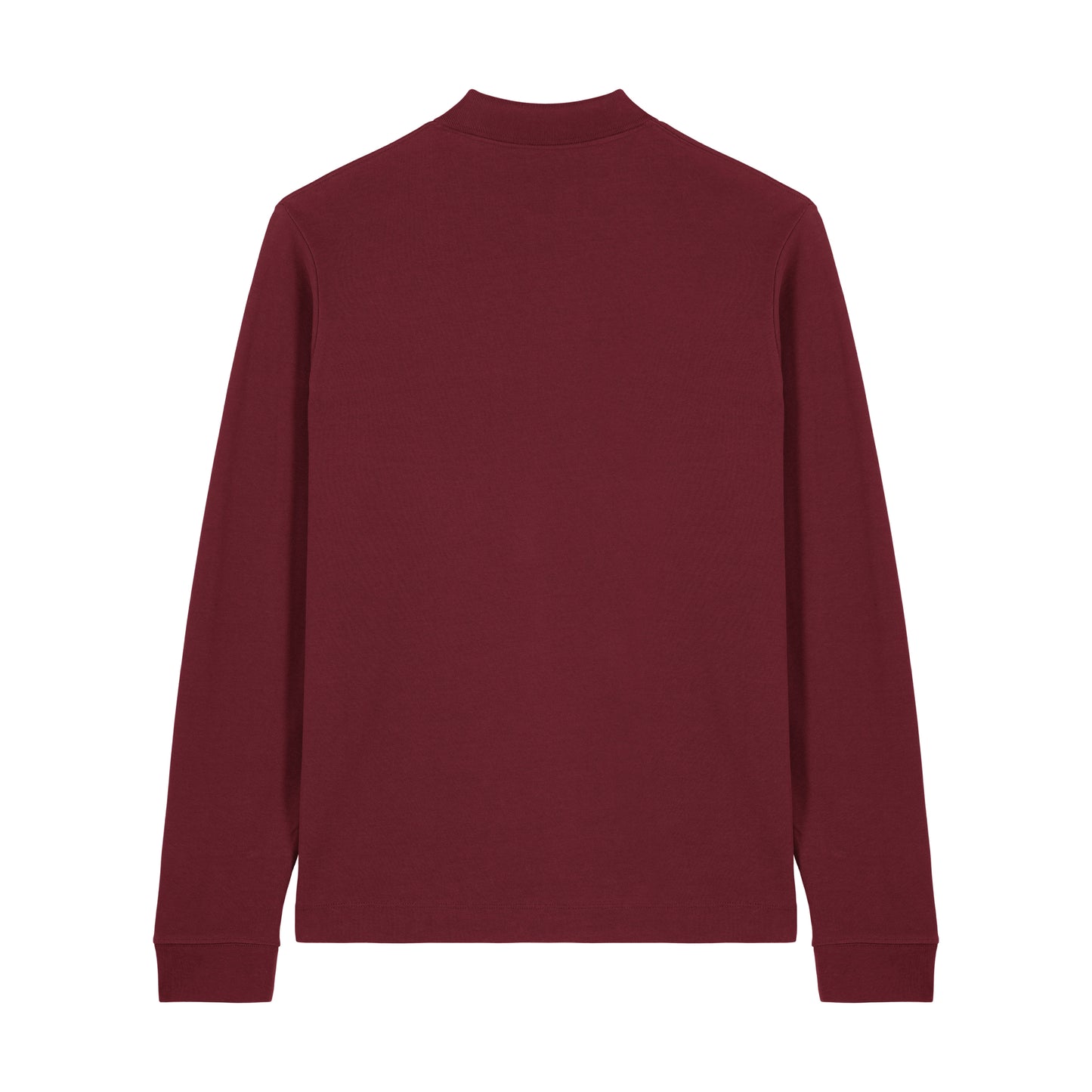THE NORDIC CORE LONG-SLEEVED POLO-SHIRT // Nordic Wine Red