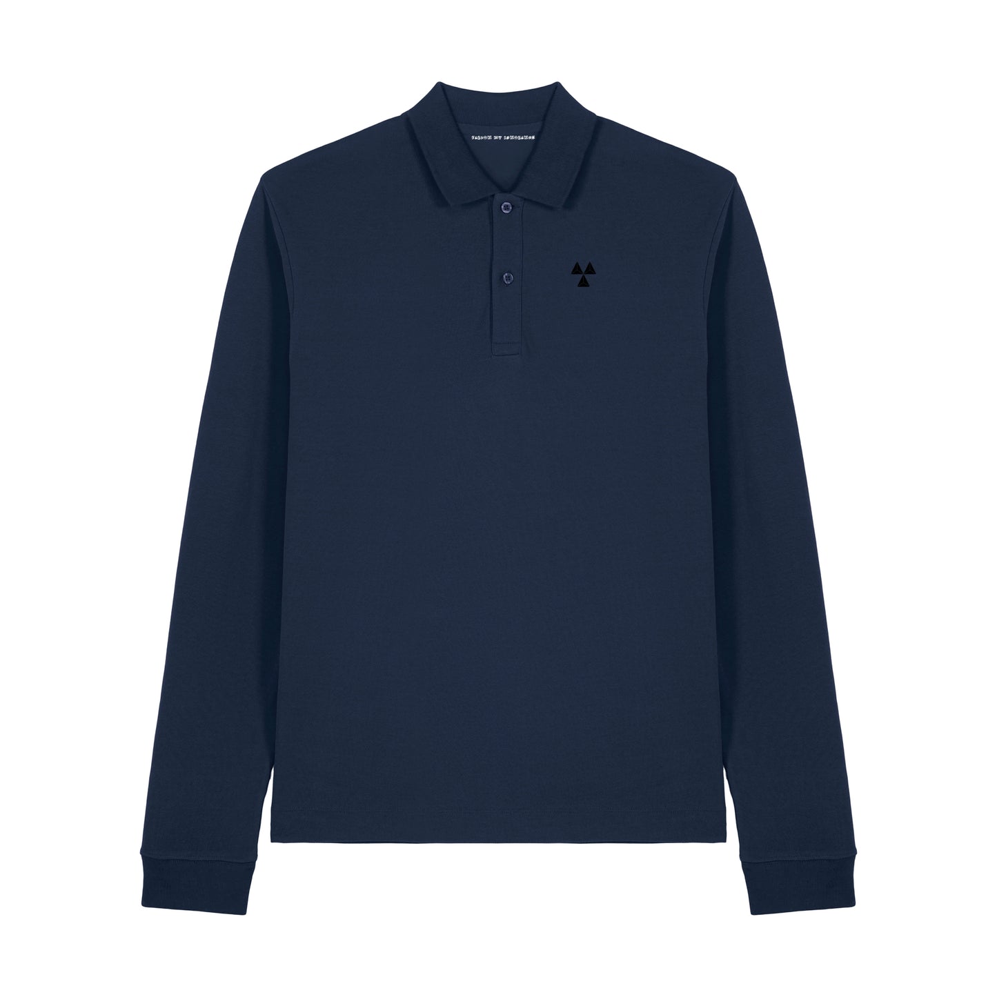 THE NORDIC CORE LONG-SLEEVED POLO-SHIRT // Nordic Midnight Blue