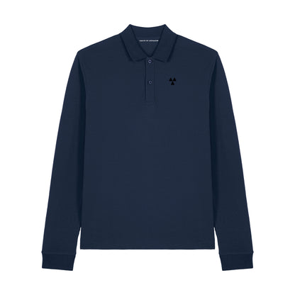 THE NORDIC CORE LONG-SLEEVED POLO-SHIRT // Nordic Midnight Blue