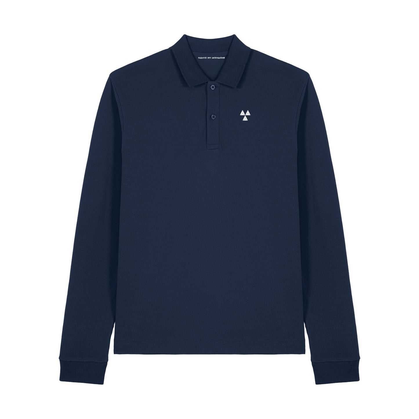 THE NORDIC CORE LONG-SLEEVED POLO-SHIRT // Nordic Midnight Blue
