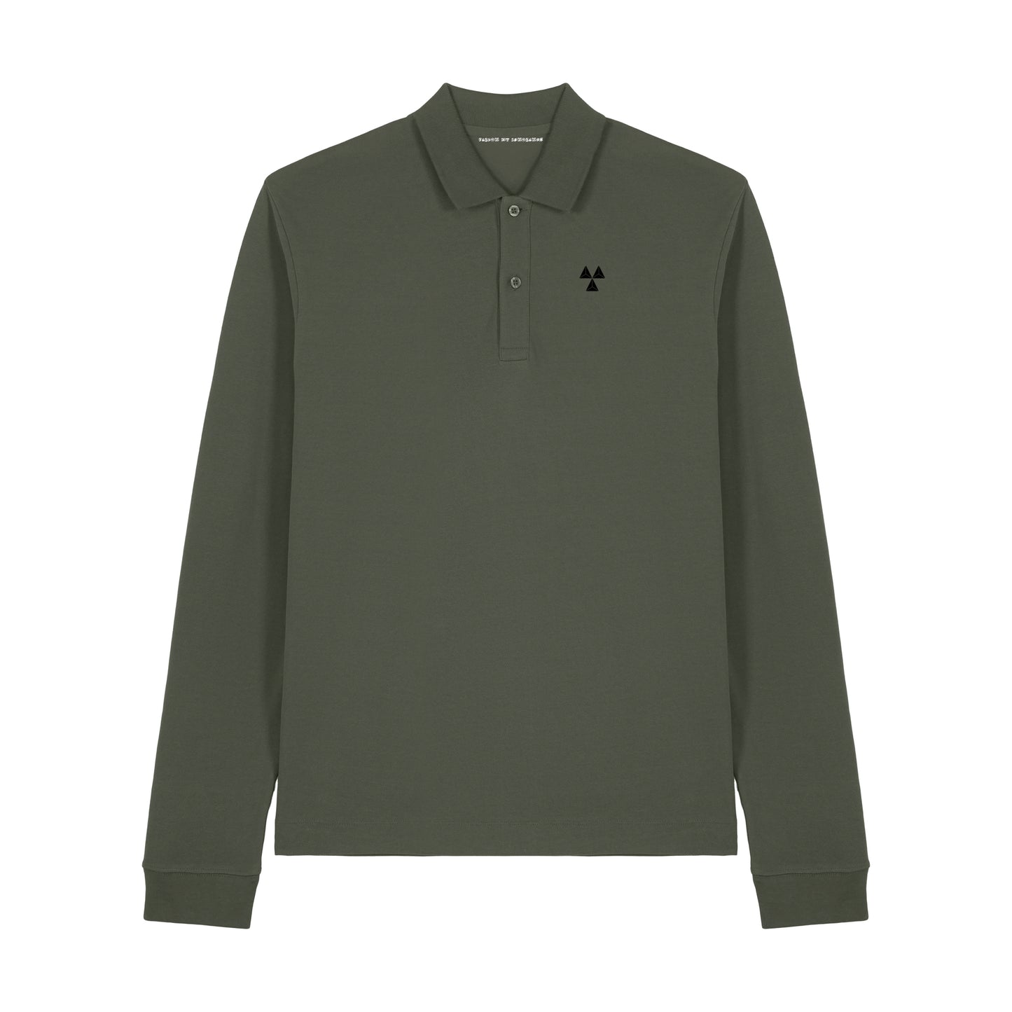 THE NORDIC CORE LONG-SLEEVED POLO-SHIRT // Nordic Forest Green