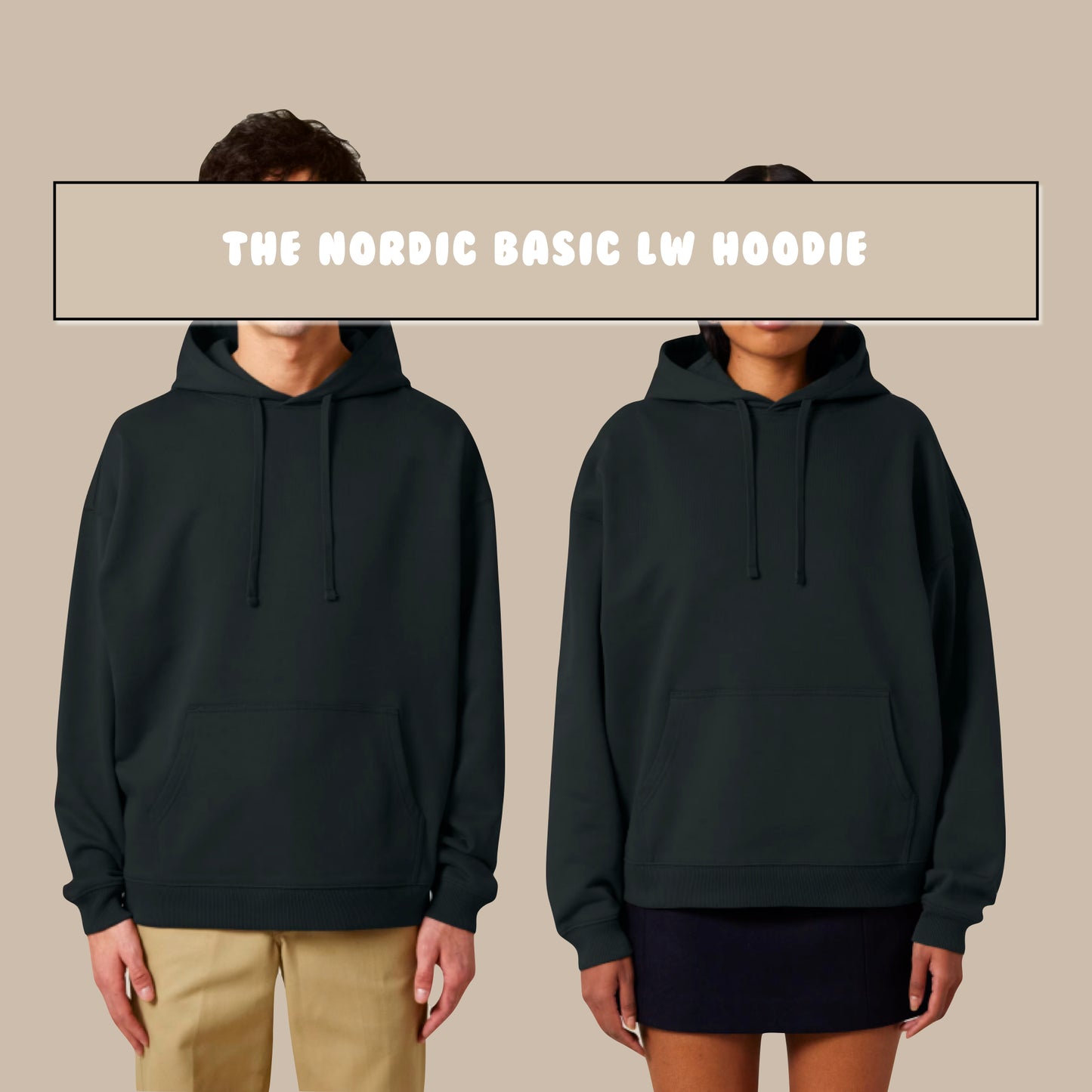 THE NORDIC LW HOODIE // Nordic Cool Melange