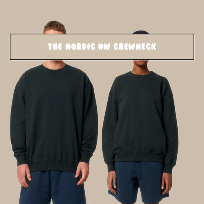 THE NORDIC HW CREWNECK // Nordic Deep Black