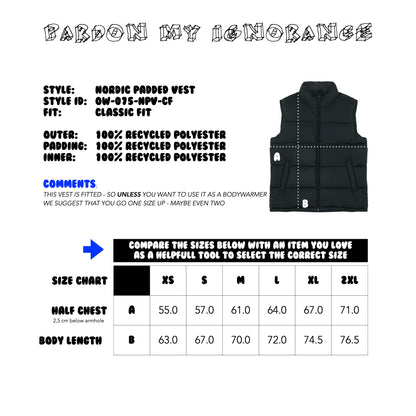 THE NORDIC CORE PUFFER VEST // Nordic Sand Dune