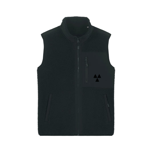 THE NORDIC CORE PILE VEST // Nordic Deep Black