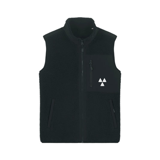 THE NORDIC CORE PILE VEST // Nordic Deep Black