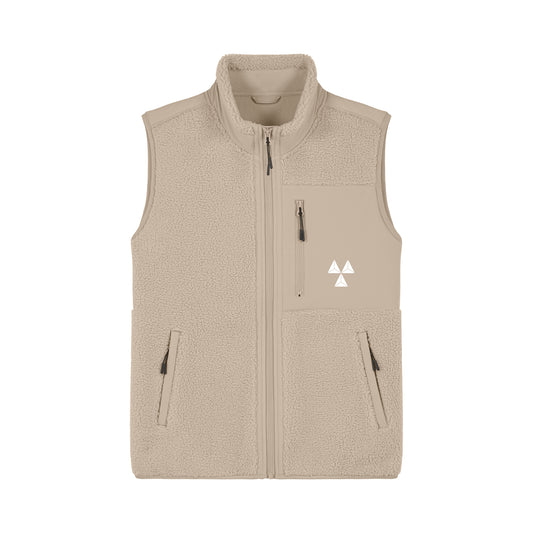 THE NORDIC CORE PILE VEST // Nordic Sand Dune