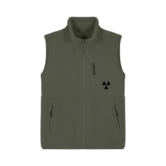 THE NORDIC CORE PILE VEST // Nordic Forest Green