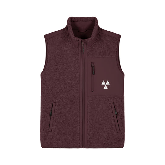 THE NORDIC CORE PILE VEST // Nordic Wild Berries