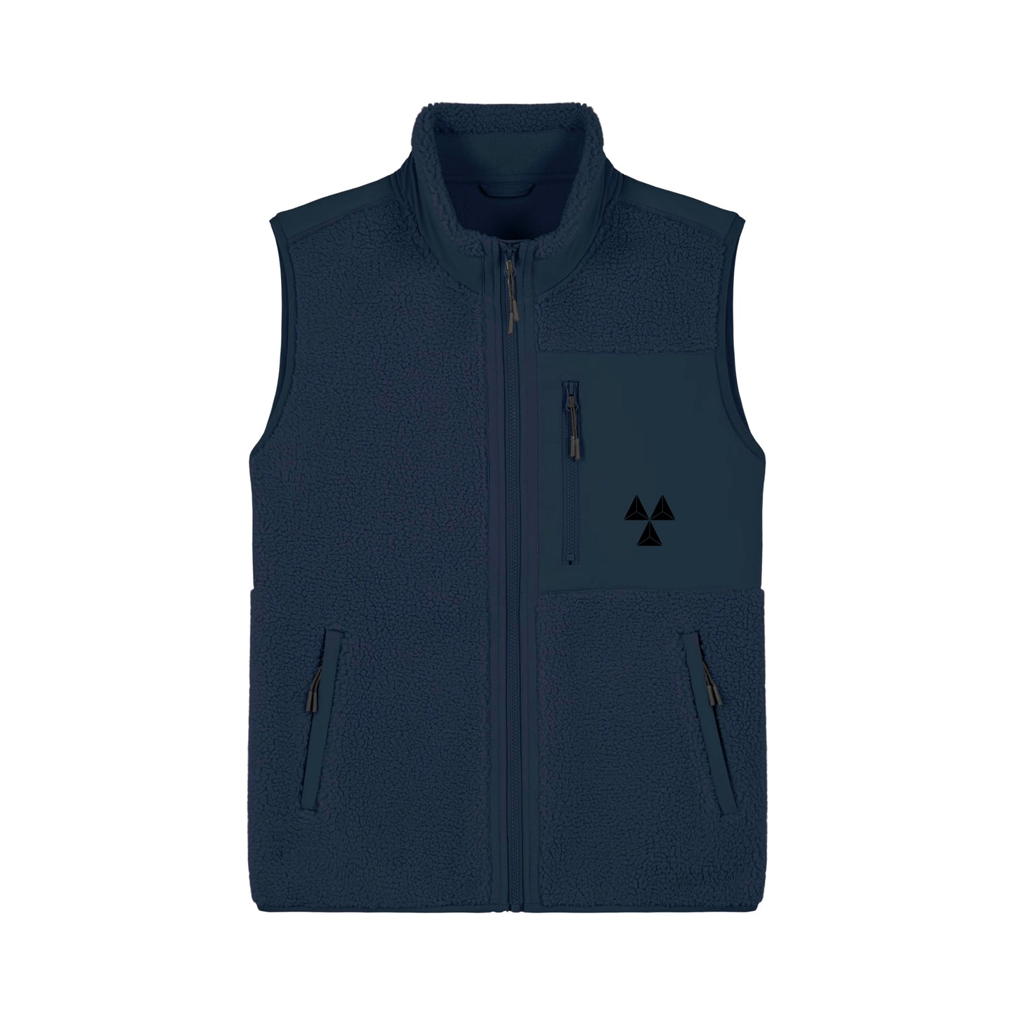 THE NORDIC CORE PILE VEST // Nordic Midnight Blue