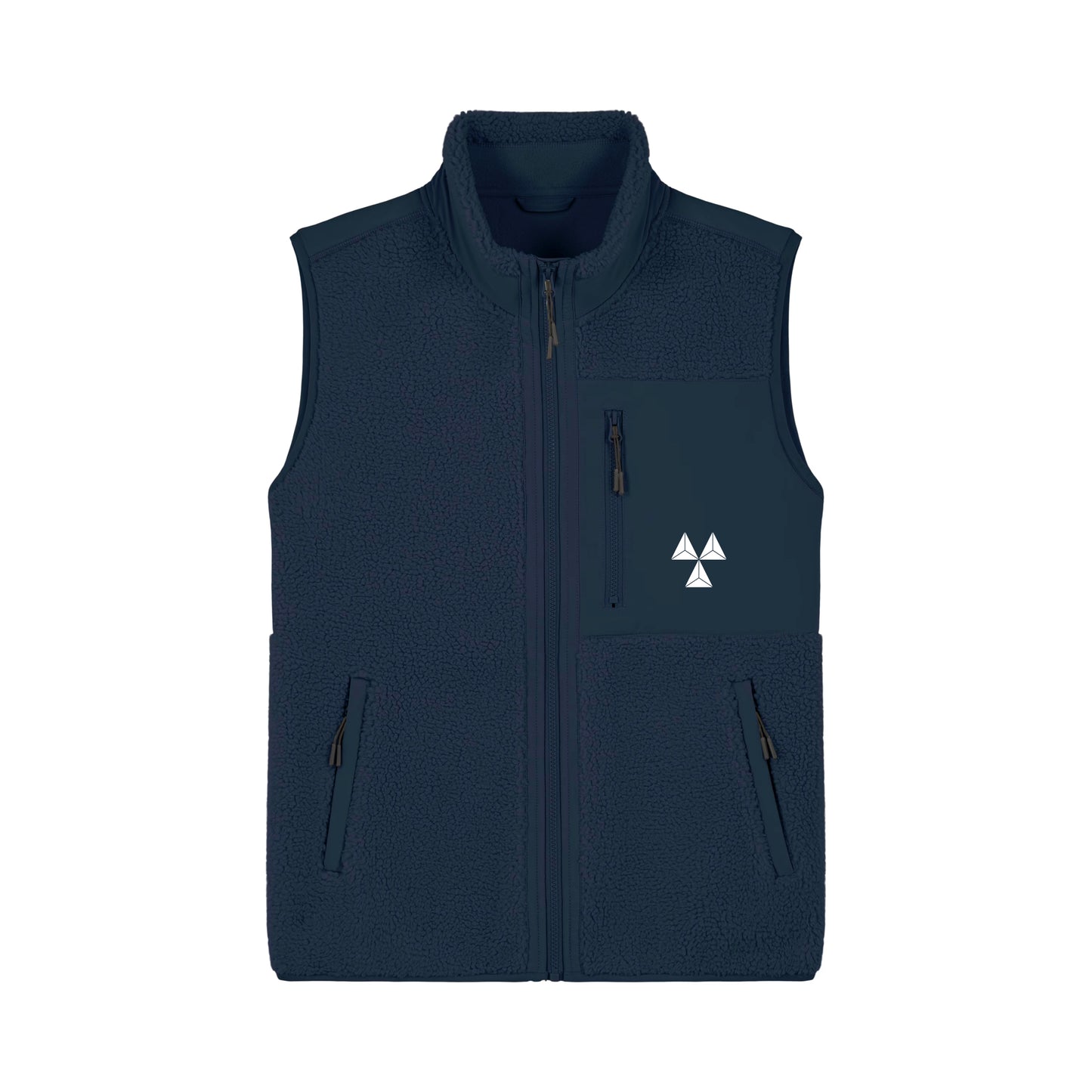 THE NORDIC CORE PILE VEST // Nordic Midnight Blue