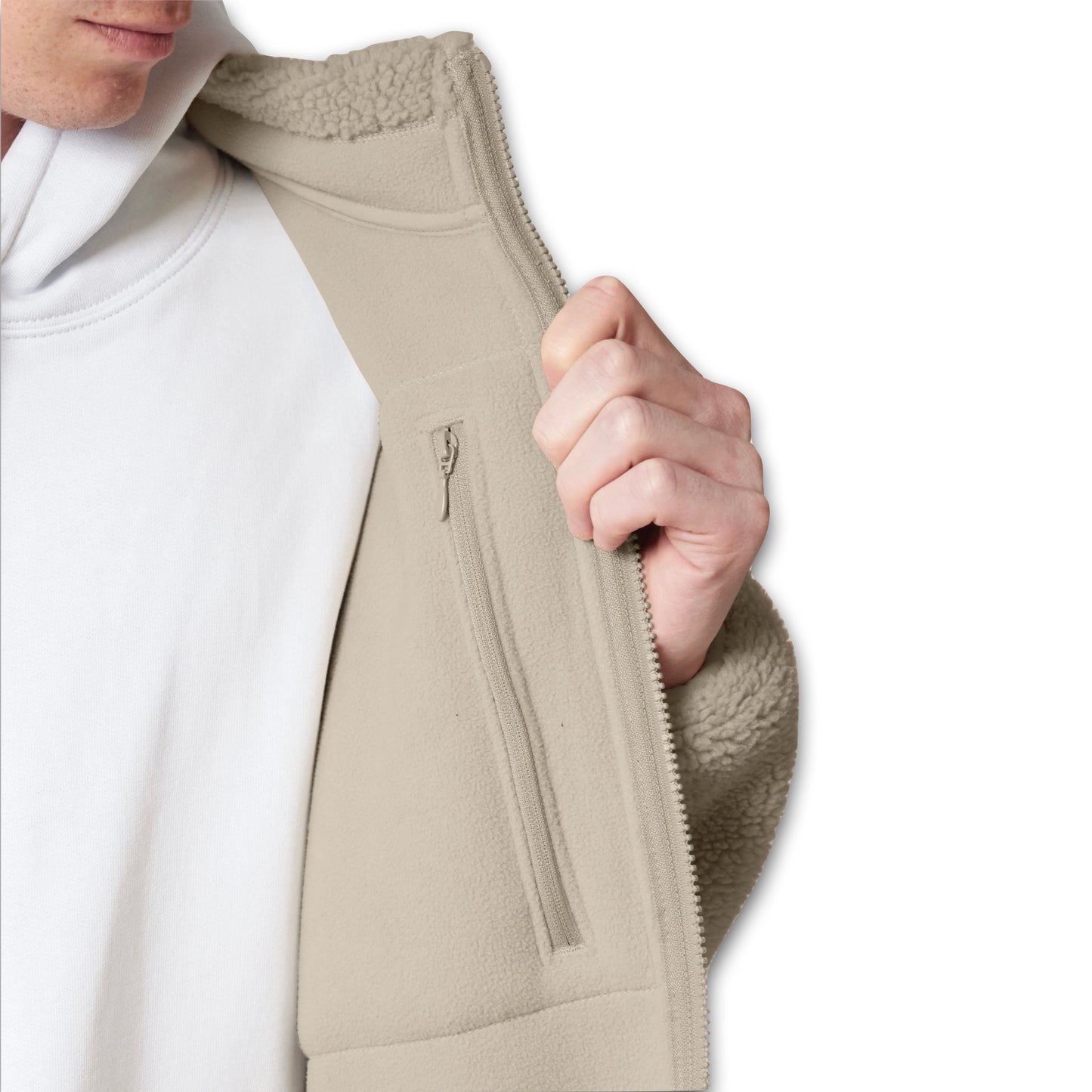 THE NORDIC CORE PILE JACKET // Nordic Sand Dune