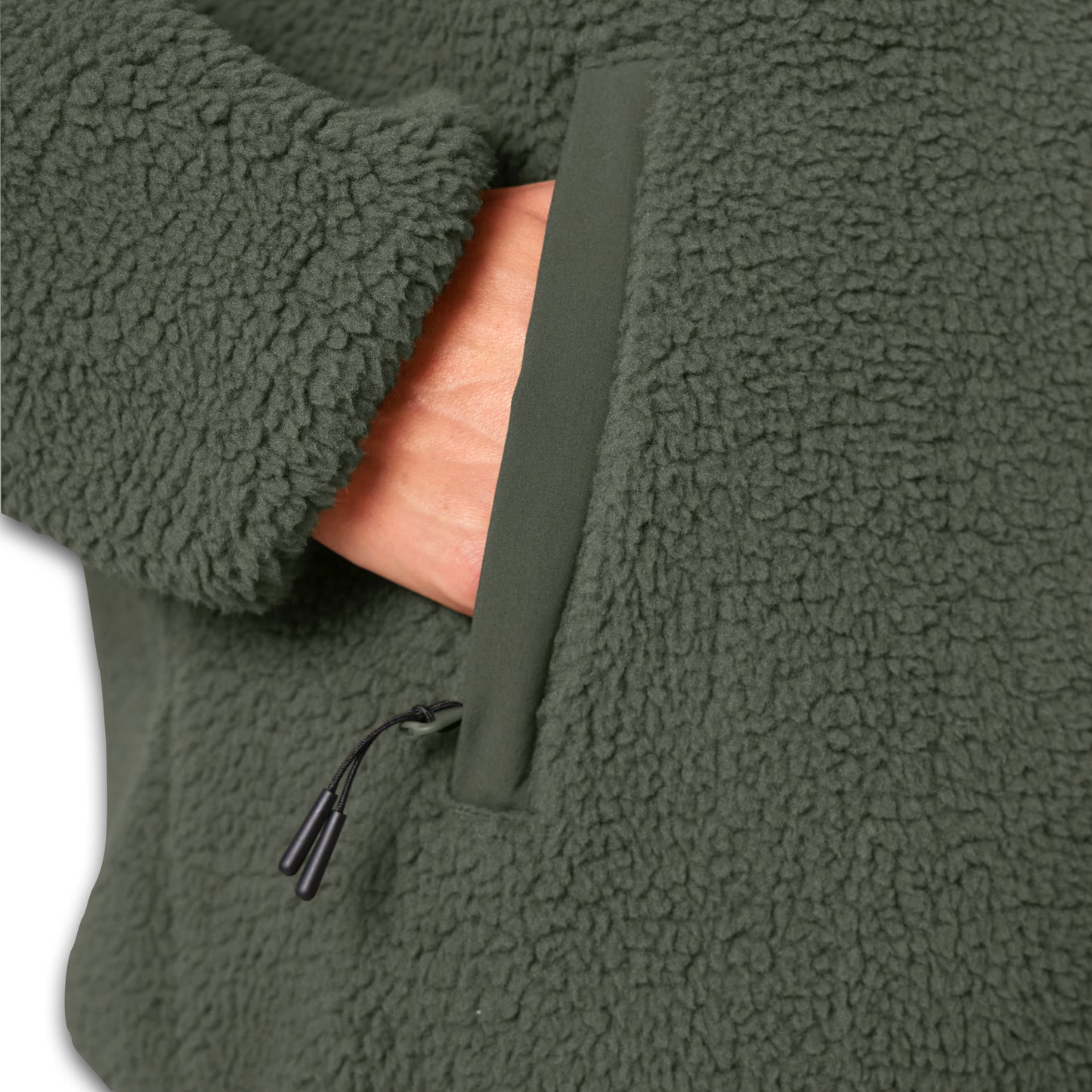 THE NORDIC CORE PILE JACKET // Nordic Forest Green