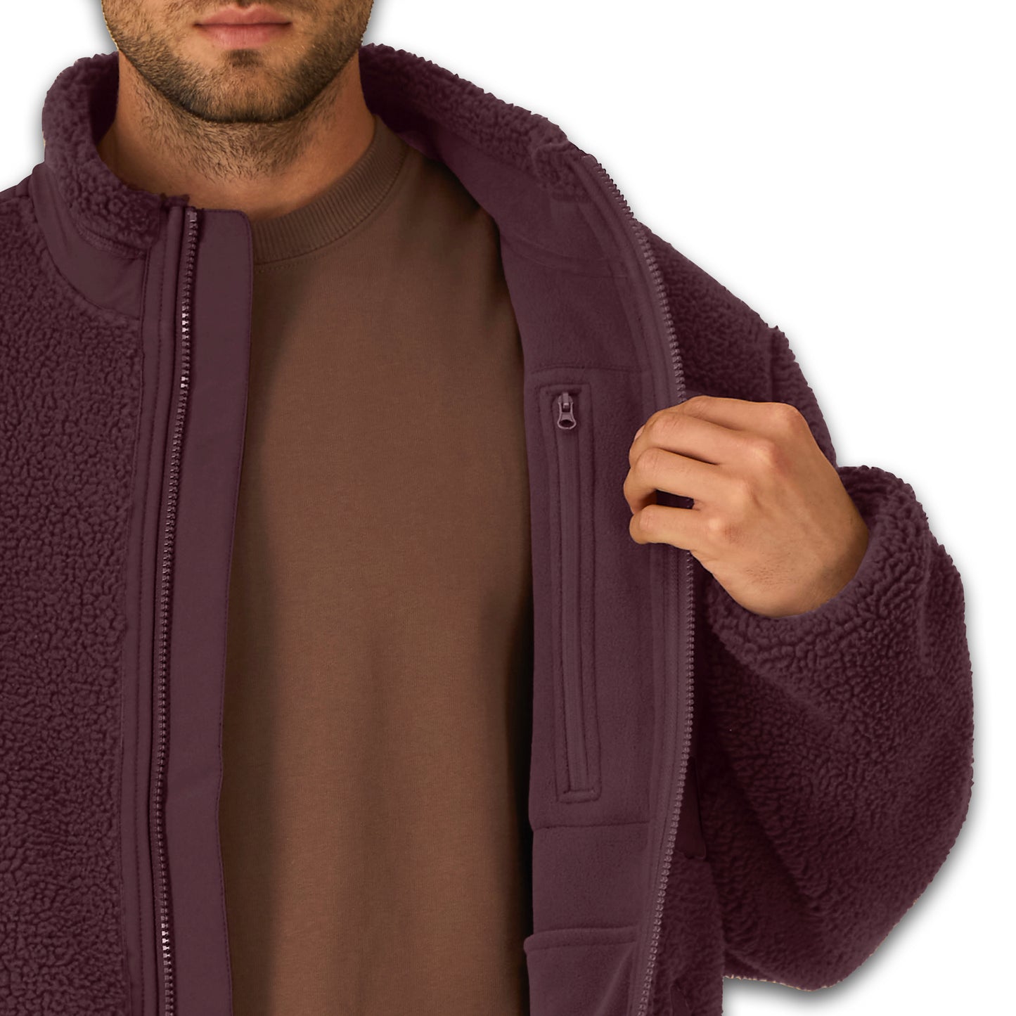 THE NORDIC CORE PILE JACKET // Nordic Wild Berries