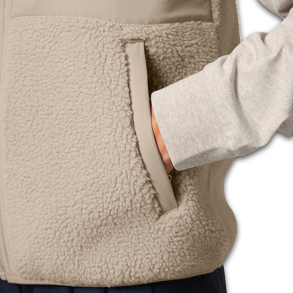 THE NORDIC CORE PILE VEST // Nordic Sand Dune